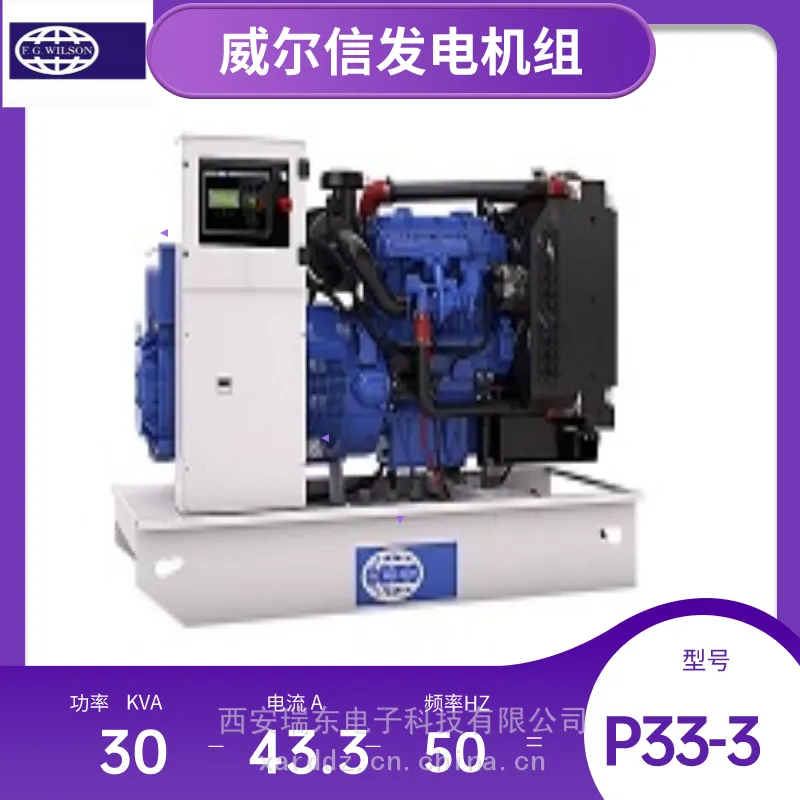 P22-6威尔信柴油发电机组20KW水冷三相输出