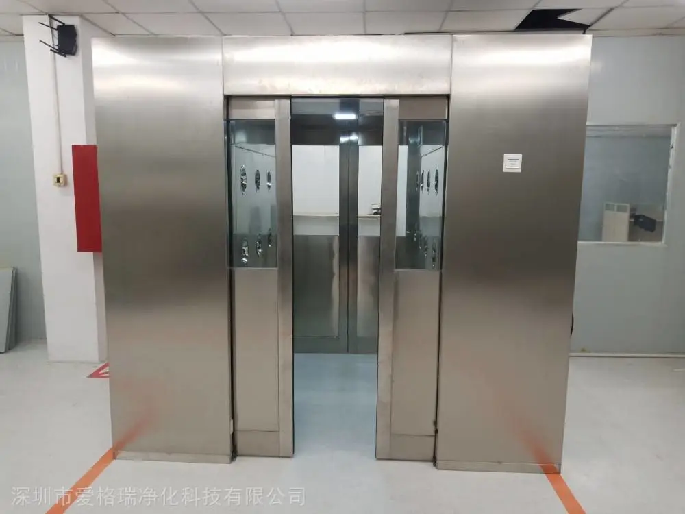 全自动风淋室，90度开门全自动风淋室，自动门风淋室