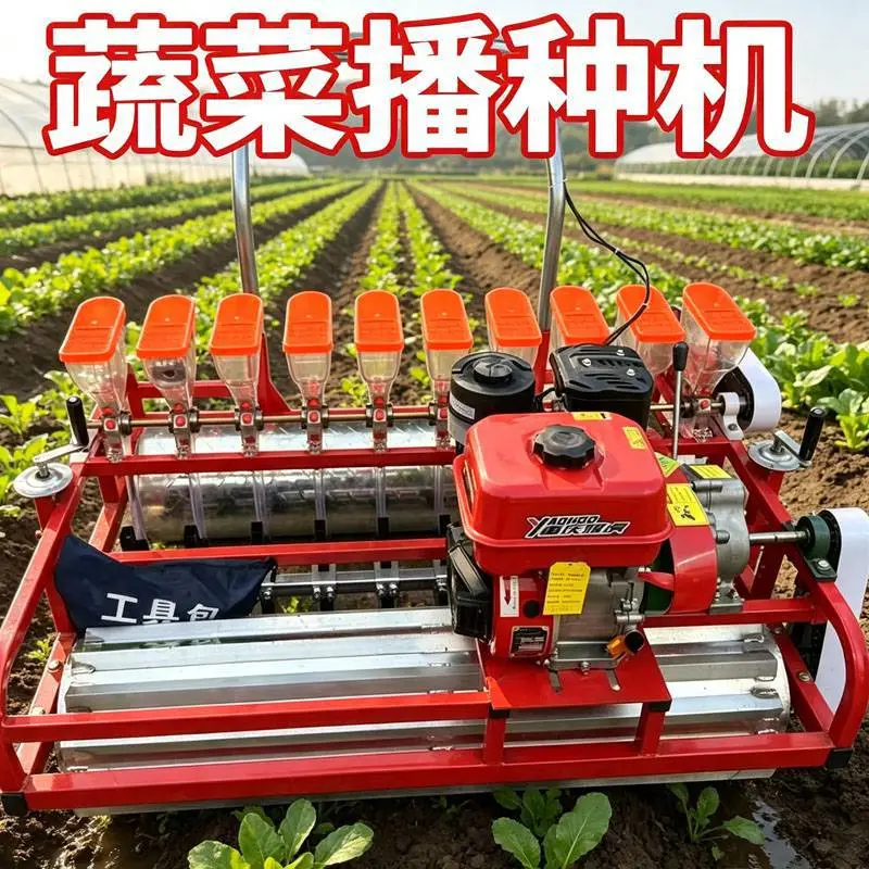 柴胡黄芩种植机 手推韭菜茼蒿播种机 10行大葱育苗机厂家