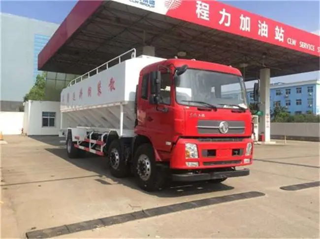 江淮***后六多功能饲料车-拉饲料汽车可拉不同饲l料