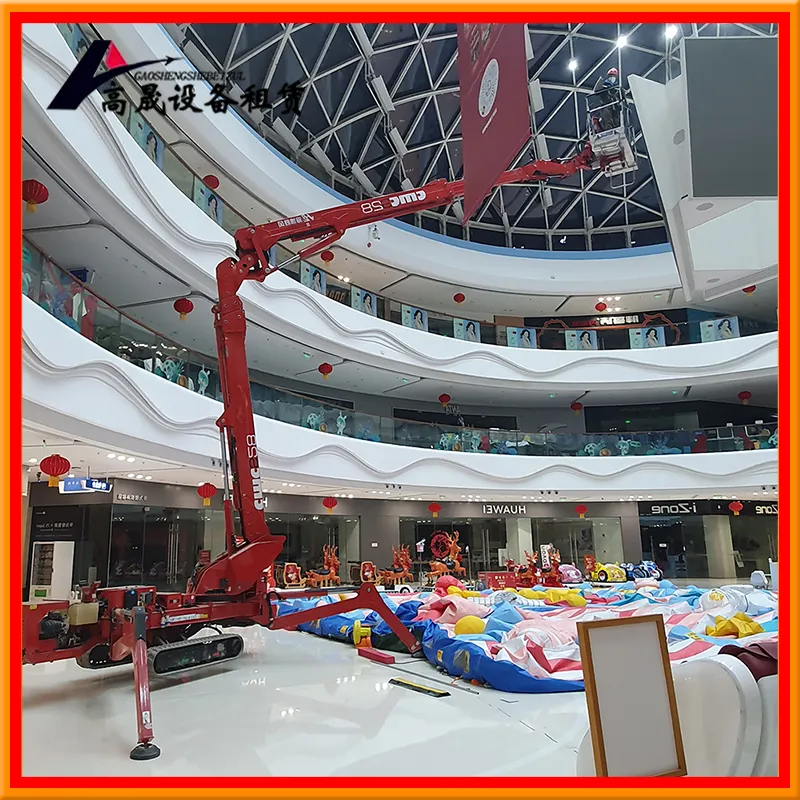 潍坊市昌邑市升降车租赁3吨蜘蛛吊租赁同城商户
