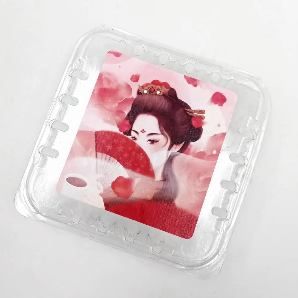 【定制】百丰包装彩色高清印刷防水防油覆膜铜版纸不干胶