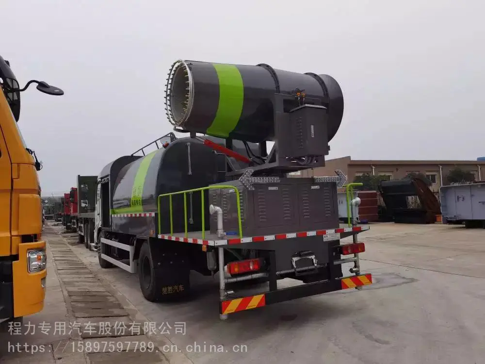 东风12吨道路喷洒车抑尘车多功能洒水抑尘车多少钱