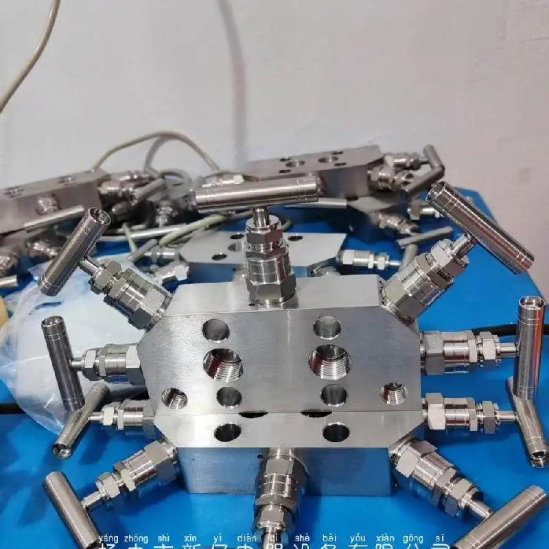 五阀组 一体式多接口阀口器件 碳钢机械仪表阀