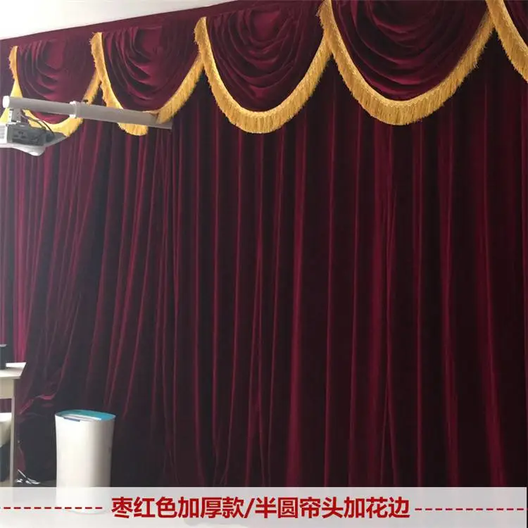 石景山舞台幕布 演出舞台幕布 阻燃幕布定做 本店产品