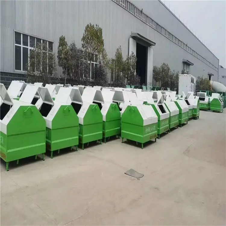 六盘水小型钩臂垃圾车 建筑垃圾箱图片