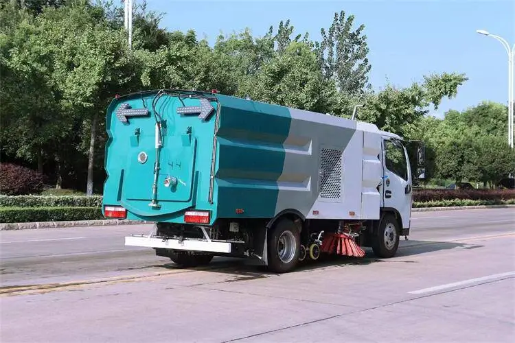 吸尘车内部构造图 垃圾扫地车 17立方东风天锦洗扫车