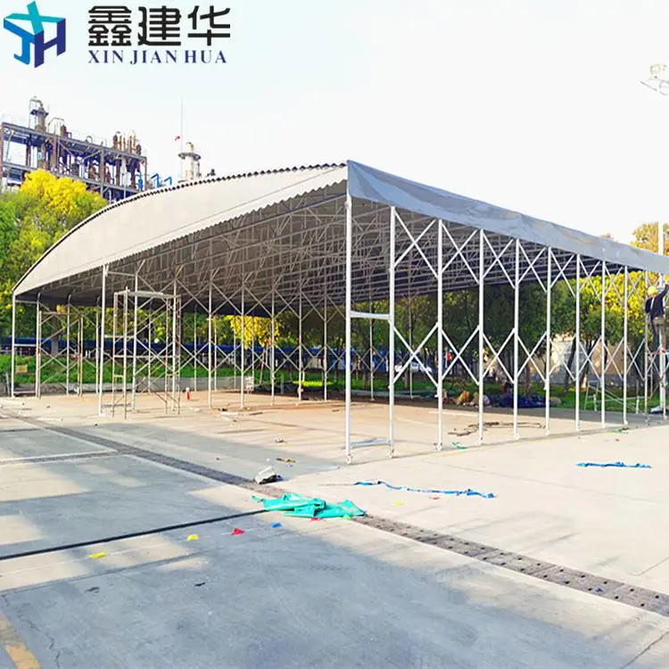 南京高淳搭建仓库卸货用的雨棚鑫建华钢结构