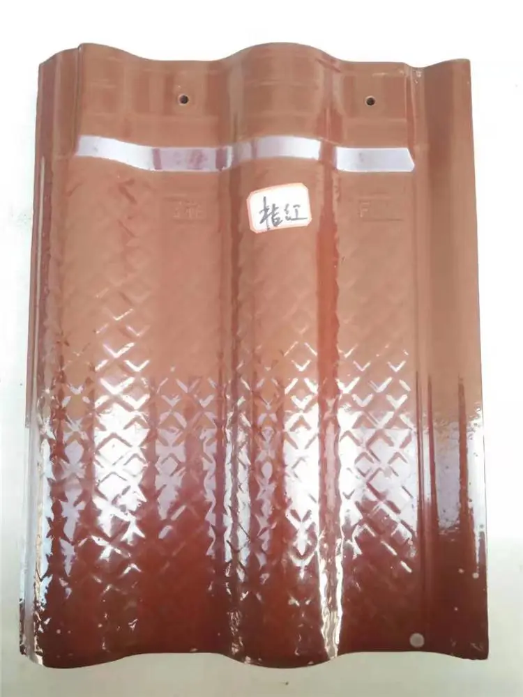 琉璃屋面瓦 30*40平板瓦 屋面彩釉琉璃瓦 吸水率低***抗冻