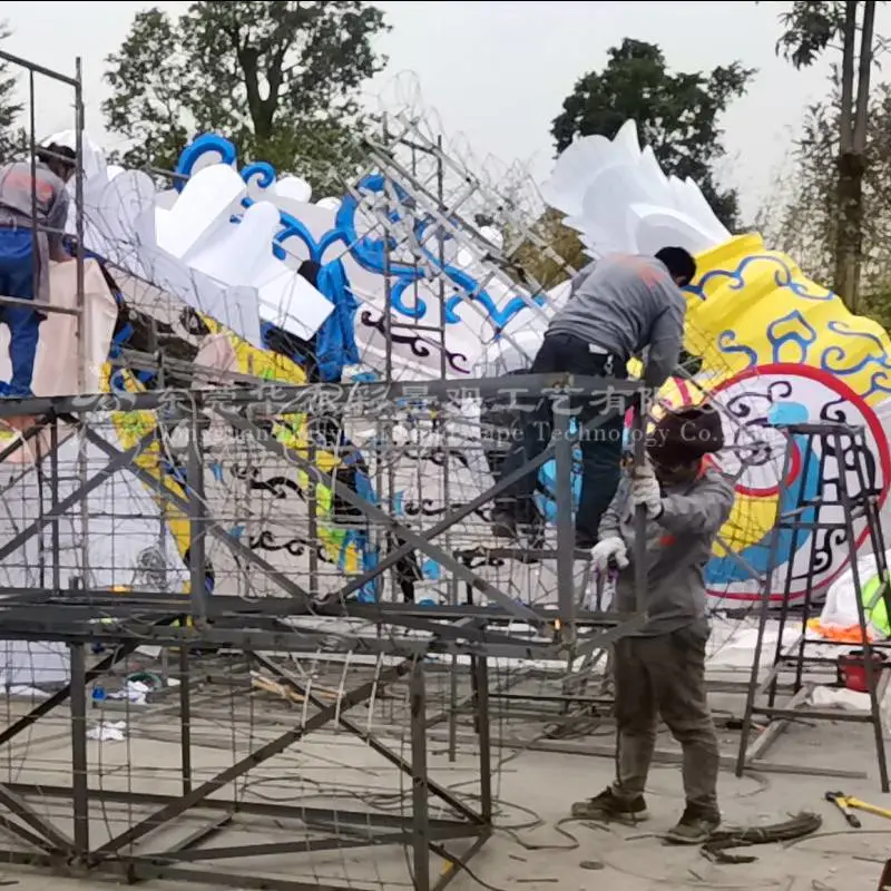 哪里有城市广场楼盘小区花车彩船制造免费设计策划