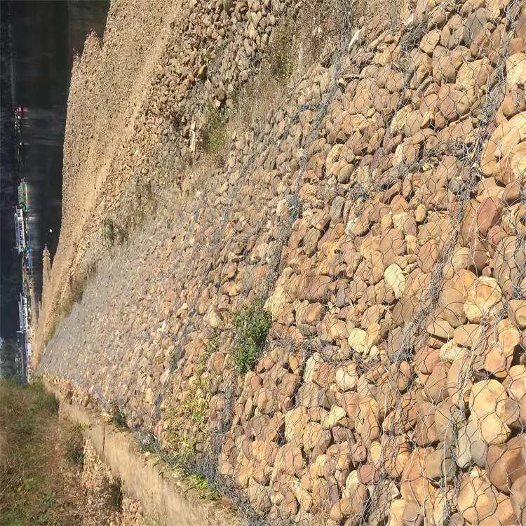 富海 水利工程石笼网 钢丝直径2.0mm 防冲刷雷诺护垫