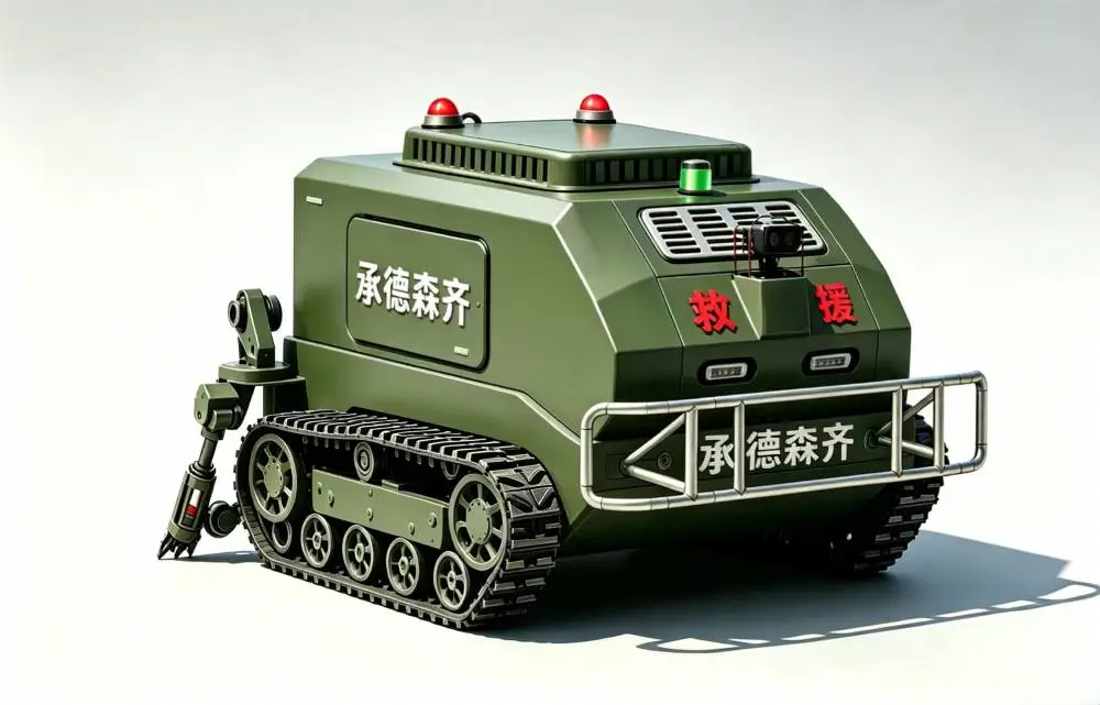 森齐履带应急救援机器人 地震废墟搜救 全地形遥控抢险机器人