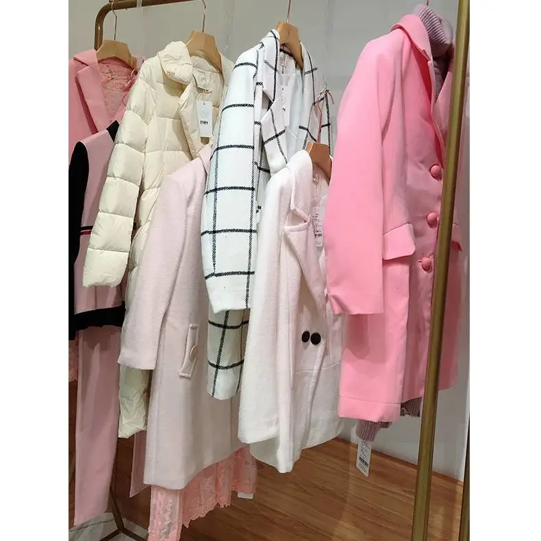 卓雅品牌折扣大衣低价直播休闲河南洛阳地摊服装批发厂尾货