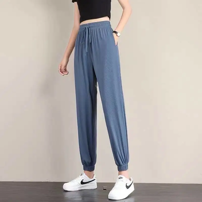 广东梅州女休闲裤品牌大全 款式韩版秋冬几块钱棉质女式休闲裤