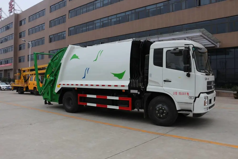 黑龙江东风天锦压缩垃圾车 大型压缩垃圾车多少钱一辆