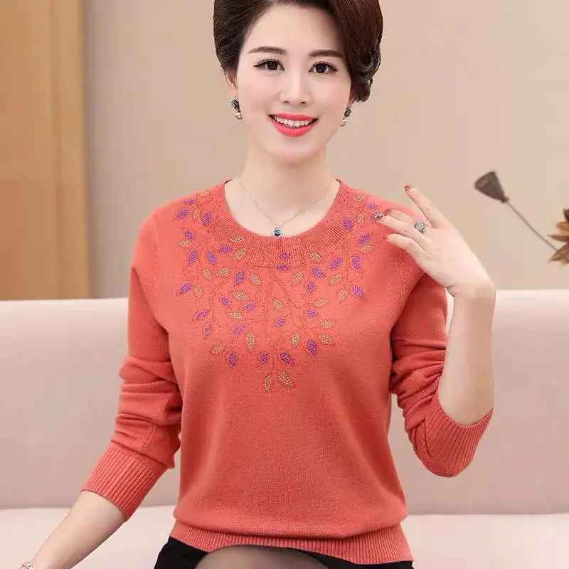 山西运城中年妇女长袖地摊毛衣好看的衣服批发网那找地摊货源圆领男装上衣