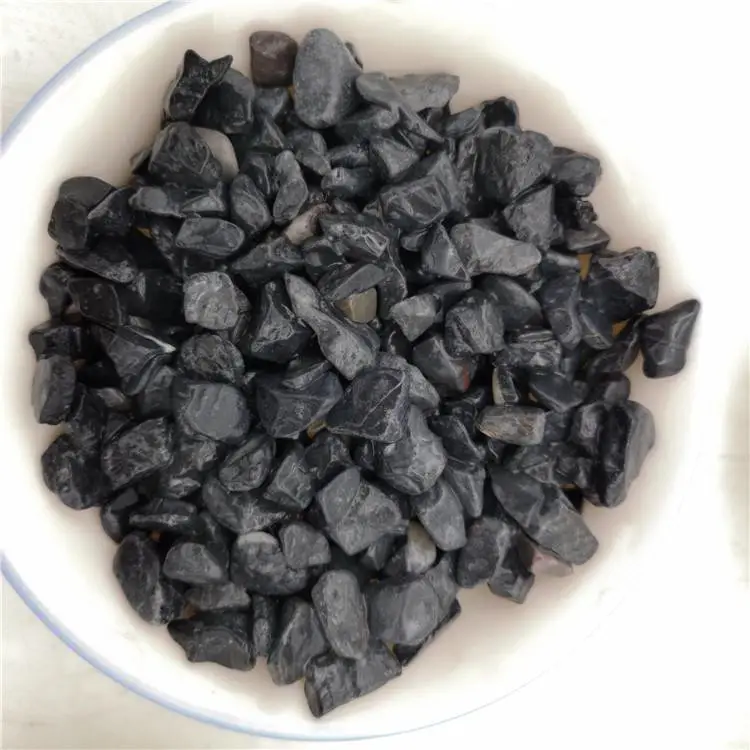 园林别墅黑色碎石玛琳供应大同黑色碎石供应