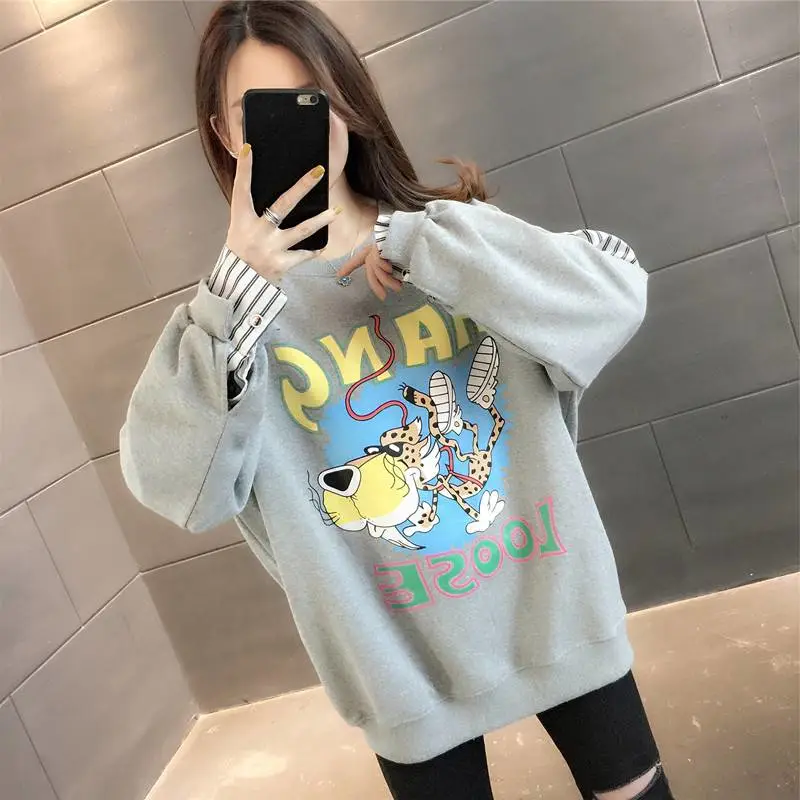 一般批发衣服去哪里拿货韩版新款印花秋冬外贸尾货卫衣批发工地衣服在哪里批发