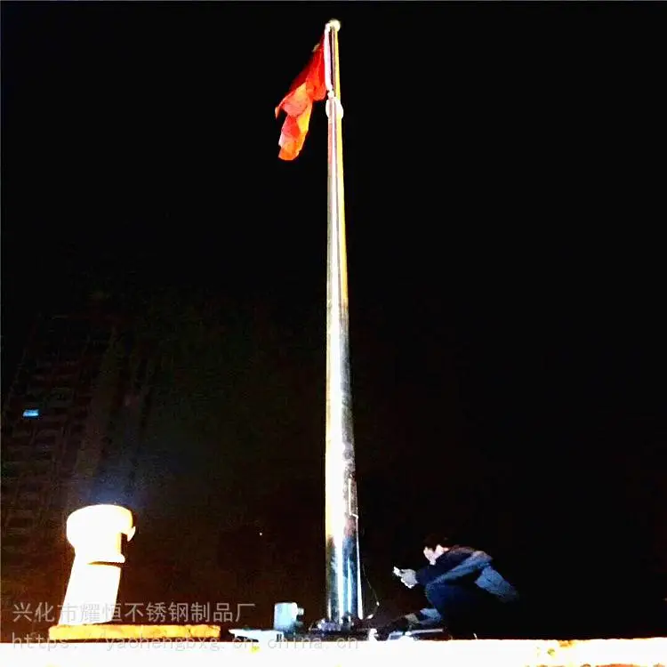 新款 304旗杆 石家庄锥形旗杆