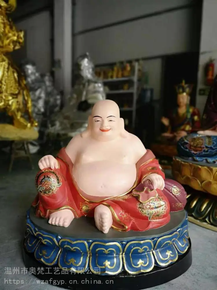 奥梵铸铜弥勒佛_彩绘庙宇弥勒佛_弥勒佛厂家价格