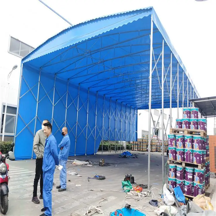 盐城响水 仓库挡雨棚 移动遮雨棚 专业工程资质
