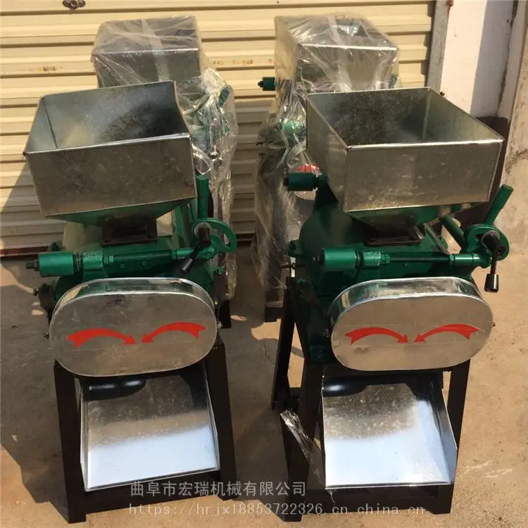 葫芦岛小型玉米加工机器辽宁花生碎粒机做点心用花生轧碎机