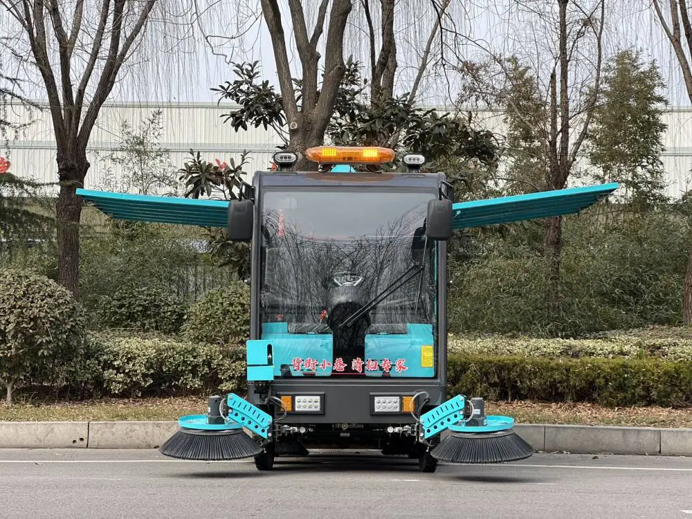 厂矿道路灰尘落叶砂石扫地机 金艺环境纯吸旋风款四轮道路清扫车