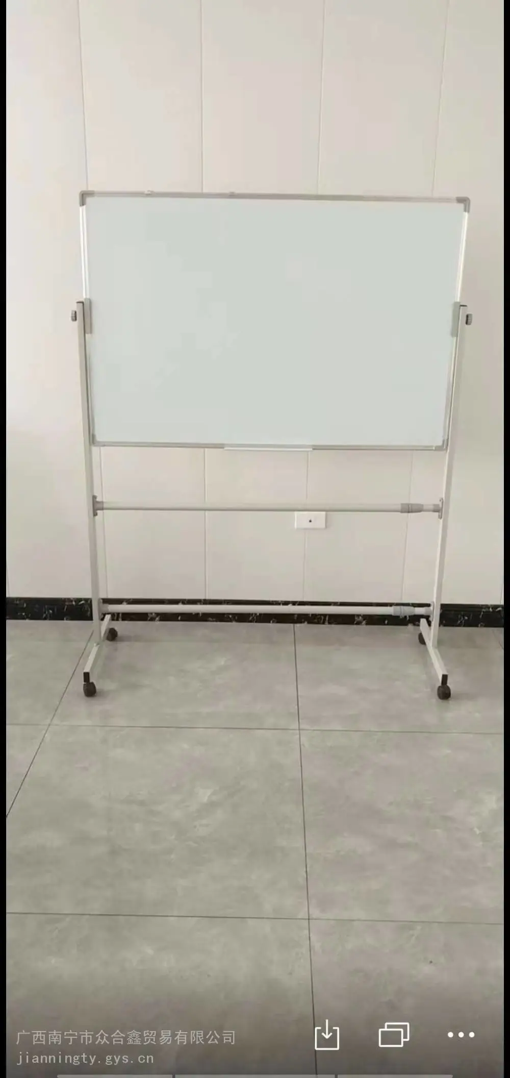 来宾磁性白板定制 来宾教学米黄板 黑板白板
