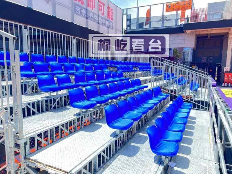 篮球盛宴活动看台租赁 室内活动看台 看台设计方案 看台高度1米起