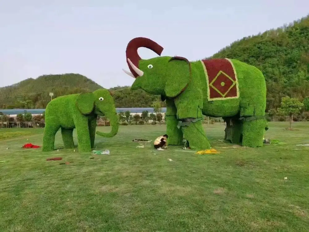 大型绿雕仿真户外景观美陈制作厂家
