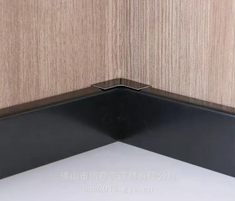 临沂市80mm铝合金墙角线耐磨耐撞