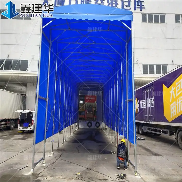 大门雨棚电动雨蓬电机调节户外临时帐篷包上门安装