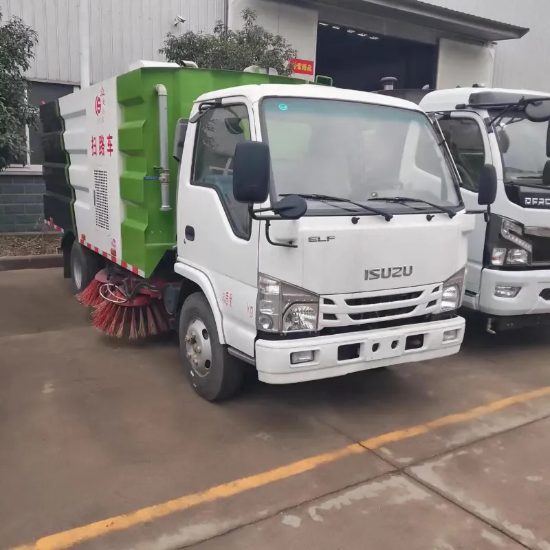 国六蓝牌出口外销大型吸尘扫路车厂区绿化除尘车