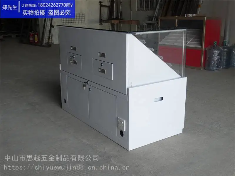 烟酒展示柜台超市烟草柜斜坡放烟柜台专卖店