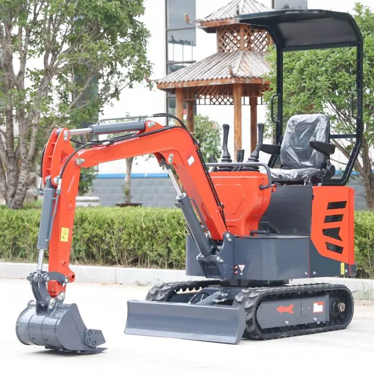 动力15微型挖掘机橡胶履带式小型挖土机市政工程1吨微挖勾机