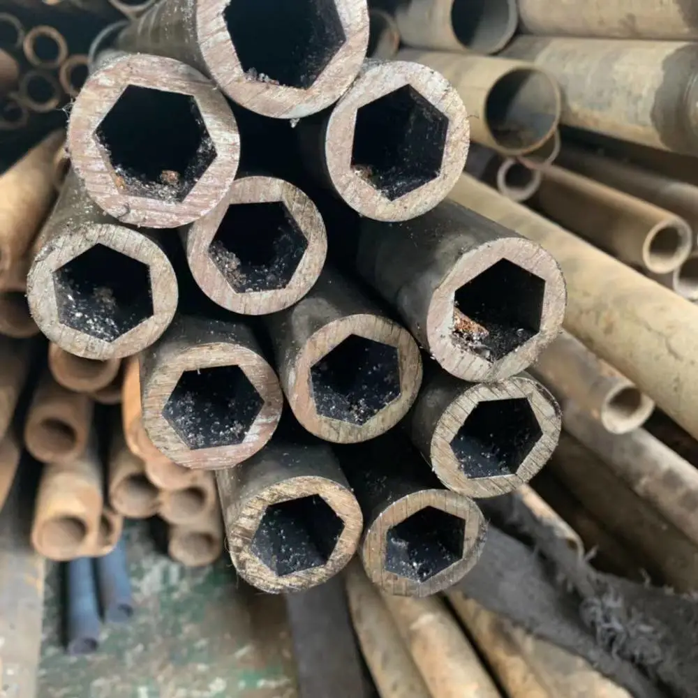 佳木斯精密六方钢管厂家 外圆内异型钢管 六棱钢精密套管 机械六方轴