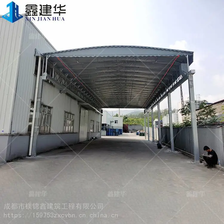 东户外临时推拉棚 镀锌管移动雨棚 安装一条龙服务