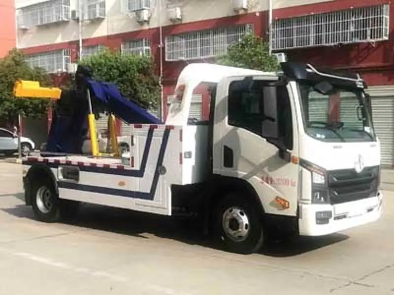 江淮骏铃蓝牌HCQ5041TQZ道路救援车平板一拖二型