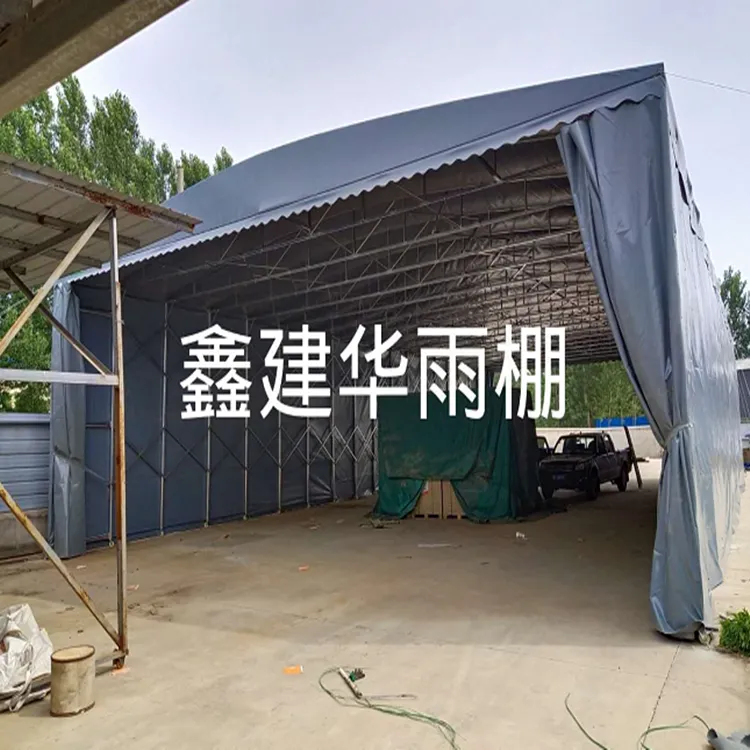 定制大型仓库蓬杭州西湖定做雨棚制作图案