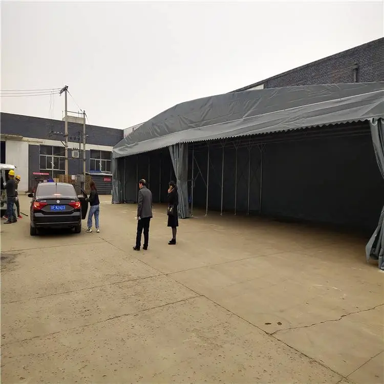 盐城盐都 移动伸缩式雨棚 移动防雨棚 可按需定制批发