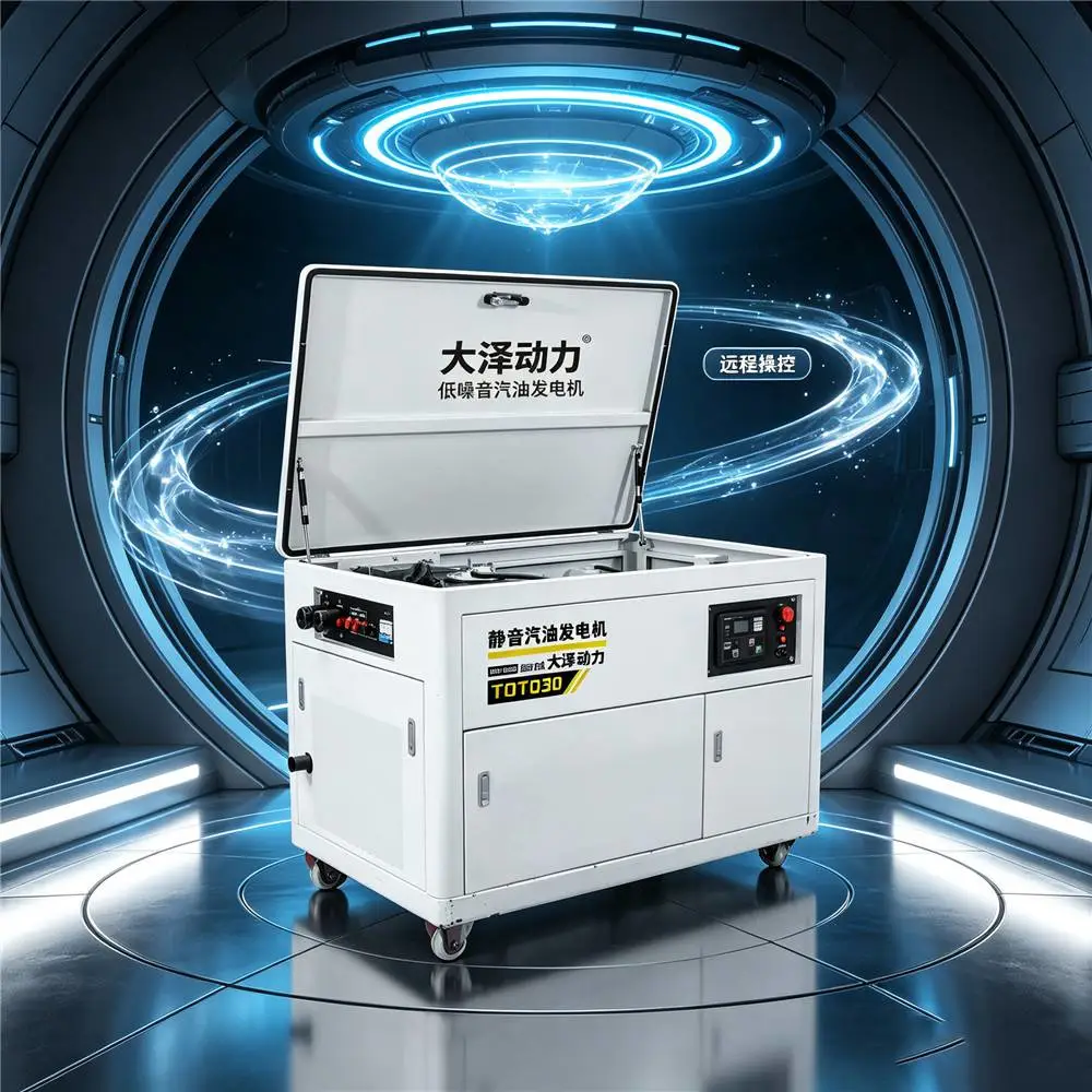 12kw汽油发电机低噪音380V50HZ出口用
