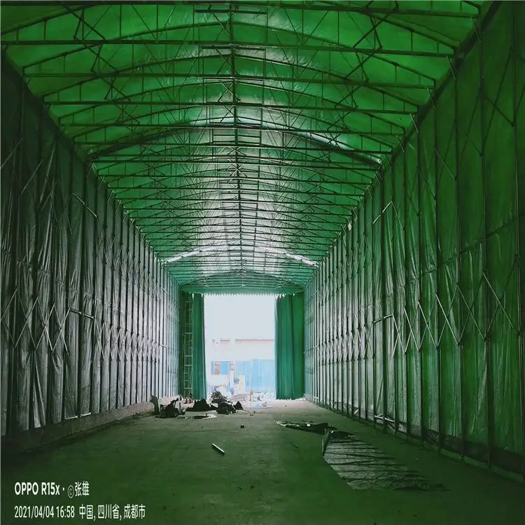 徐州贾汪 推拉蓬活动棚 伸缩式遮雨棚 可按需定制批发