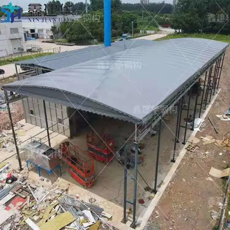 广东汕头 网球场遮阳篷 工业大型仓储棚 价格优惠