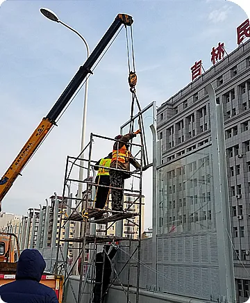 杭州高架声屏障有效降低噪音保护居民生活