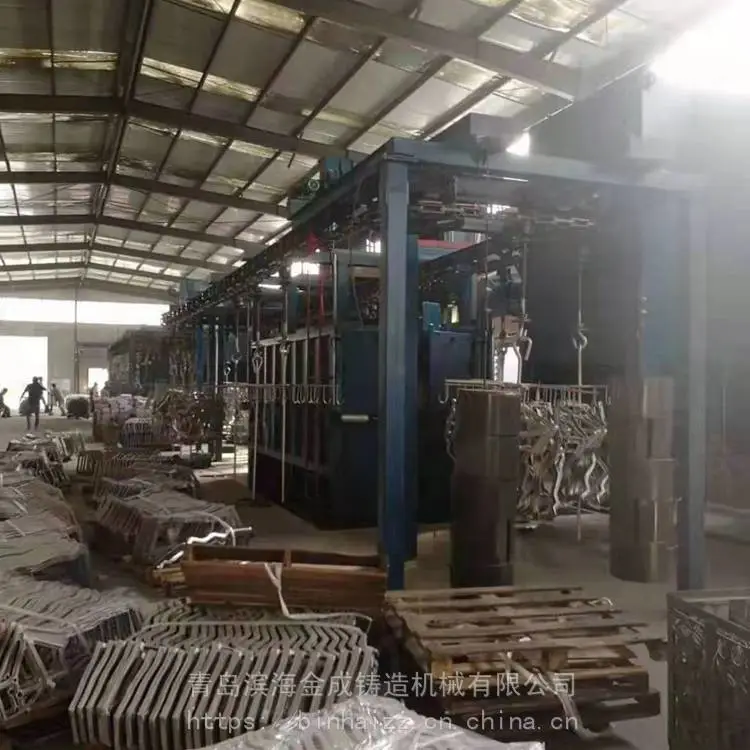 青岛滨海金成H型钢悬挂式抛丸机设备经久耐用