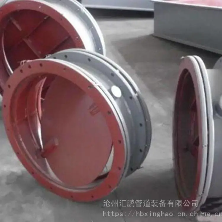 圆形风门 汇鹏管道圆形风门 圆形关闭型挡板门厂家直销