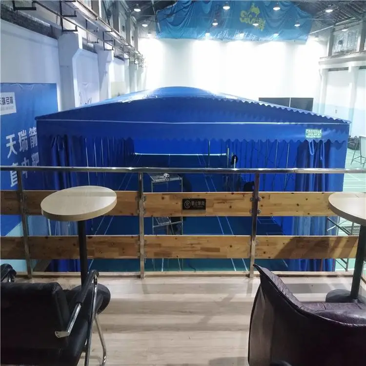 太仓 推拉棚 简易棚仓库 收缩雨棚