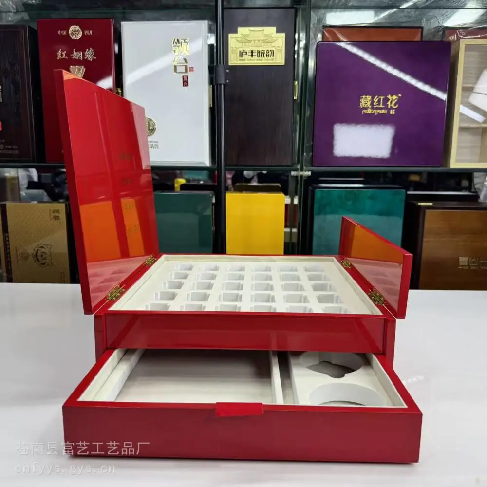 木盒加工厂 仿红木木盒 虫草参木盒包装 燕窝木盒包装温州木盒厂
