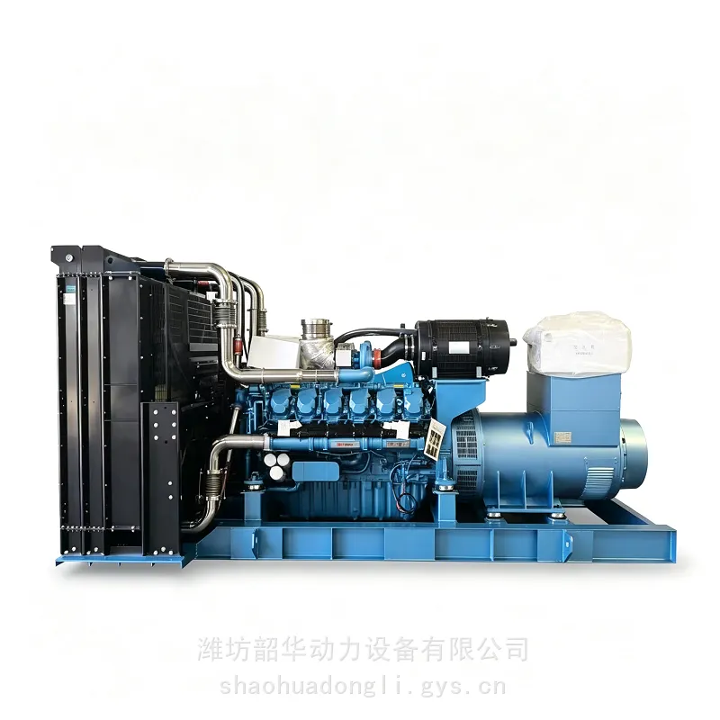 高压1000kw柴油发电机组 12M33D1240E310 数据中心发电机组10.5kv