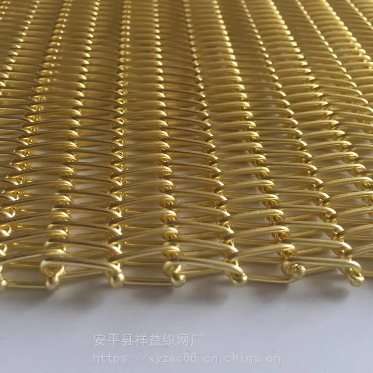 丝美艺 黄金色 百货商场 室外 幕墙 金属网 色泽持久 XY-A1015T